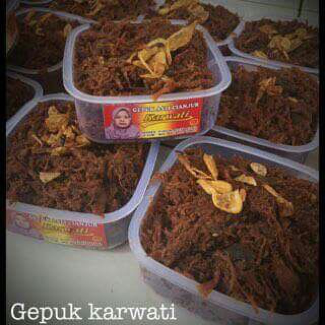 Gepuk ayam karwati isi full