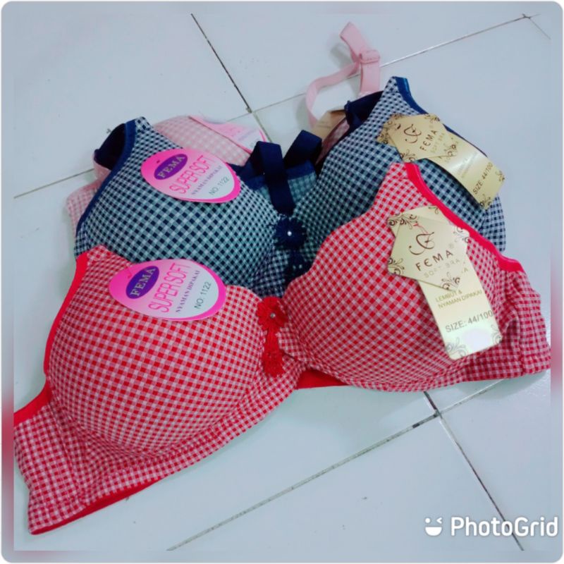 bra fema / bh wanita fema tanpa kawat (1118) termurah berkualitas