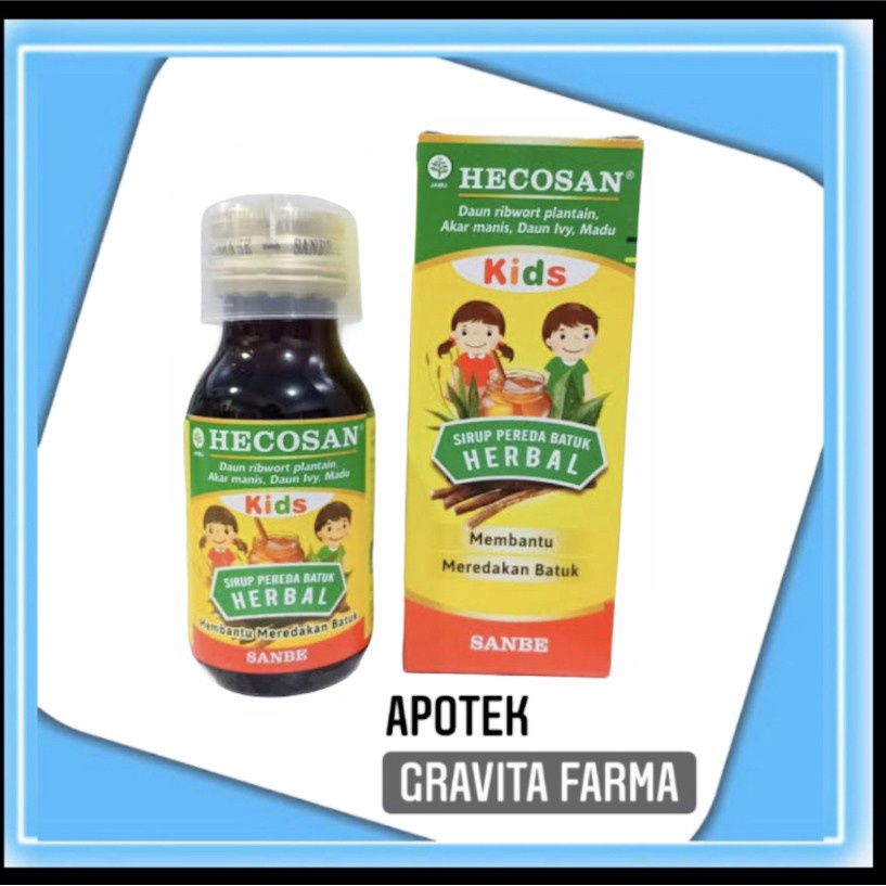 Hecosan Kids 60 ml obat herbal untuk batuk berdahak anak