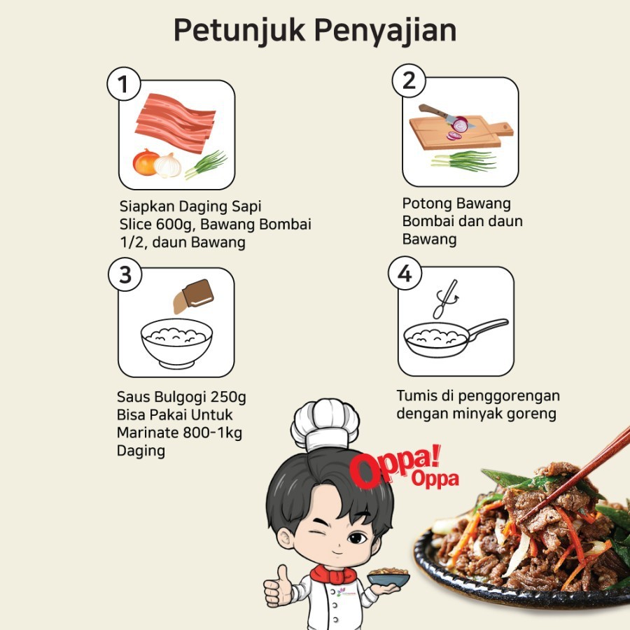 [BELI 5 GRATIS 1] Paket Saus bulgogi korea 250gr Sauce bulgogi BBQ