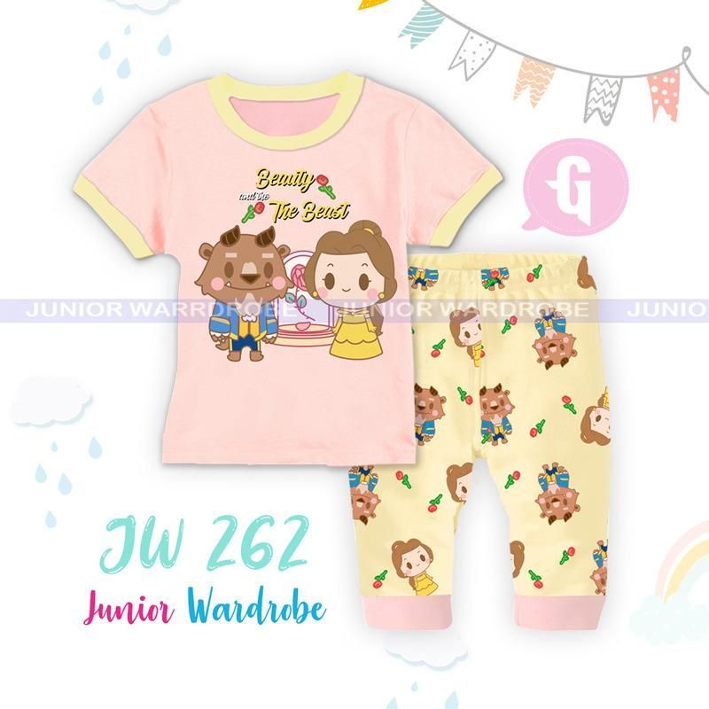 AS Baju Rumah Setelan Pajamas anak  kartun Junior Wardrobe JW 262