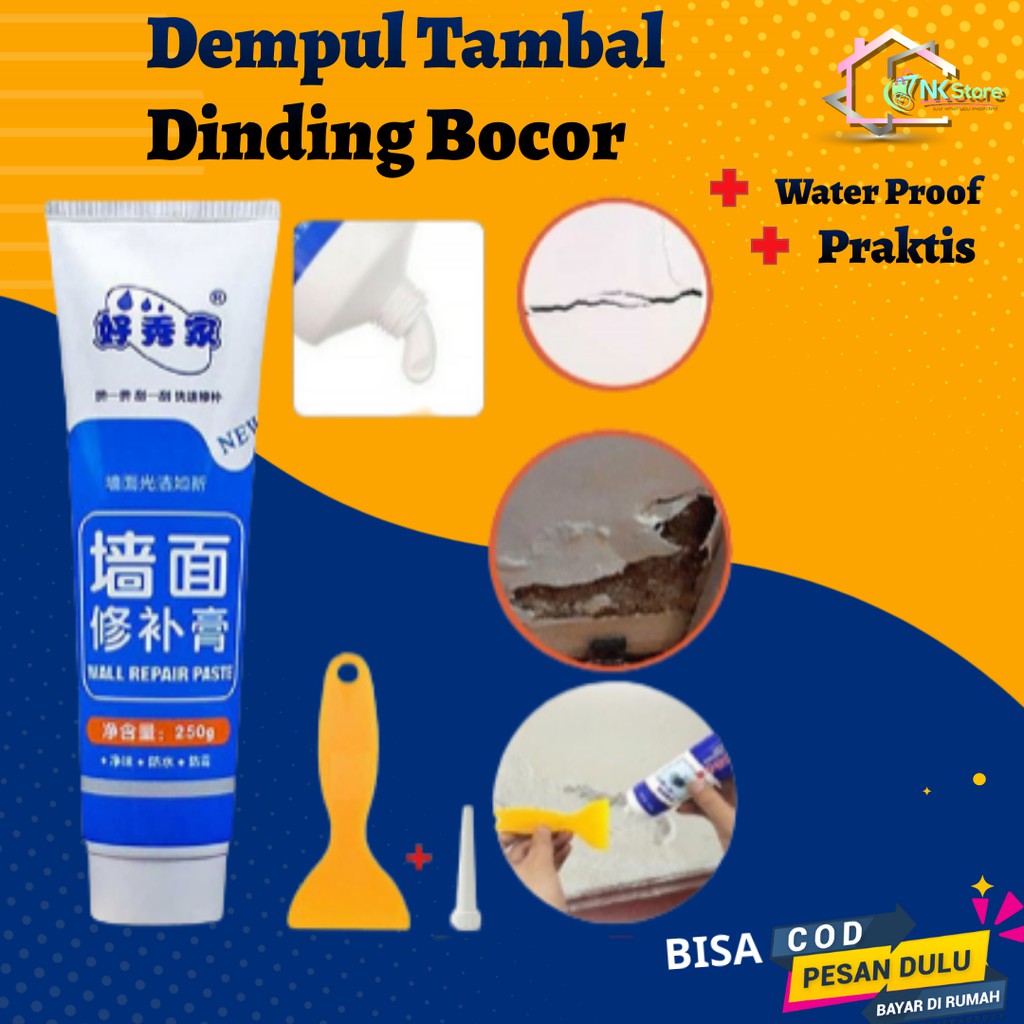 Jual Magic Wall Repair Pasta Dempul Penambal Tambal Dinding Bocor