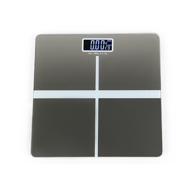 Timbangan Badan Digital Motif Hitam polos - Timbangan Badan