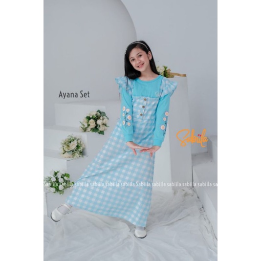Gamis Anak  Overall Ayana Set by Sabila