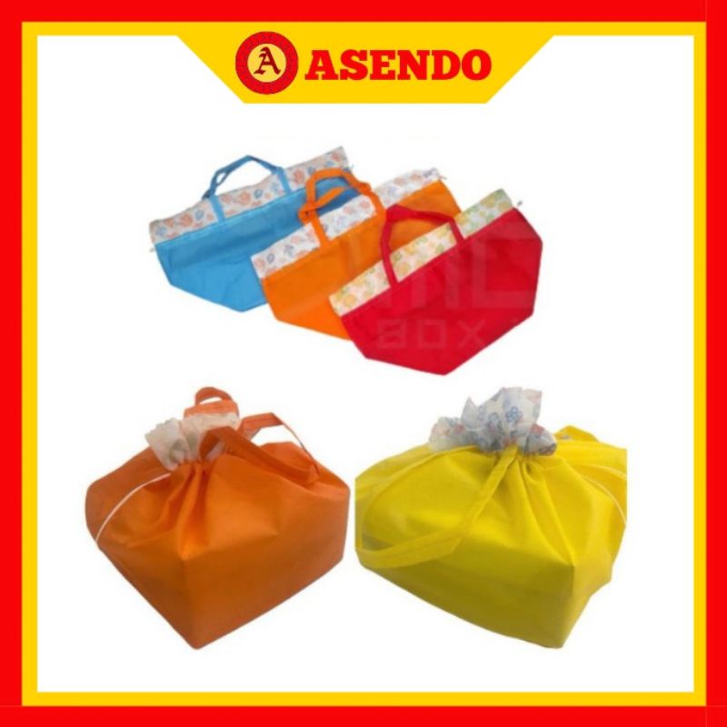 

Tas Kain Serut Royal 18x18 / Tas Kotak Makanan / Goodie Bag Hajatan / Goodie Bag Syukuran || ASENDO