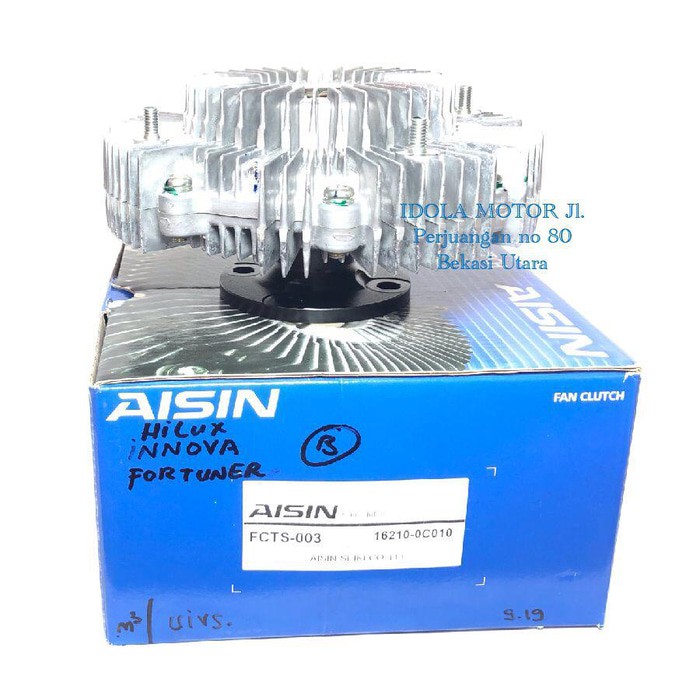 Fan clutch innova fortuner hilux bensin FCTS-003 16210-0C010 aisin jpn