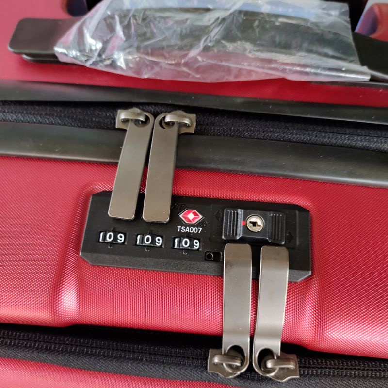 Koper fiber sleting 20inch roaming TSA lock/ hardcase Anti pecah - Cabin slot laptop