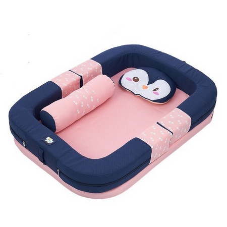 BABY JOY KASUR BAYI KOLAM + KELAMBU PINGUIN SERIES BJK 4017-1