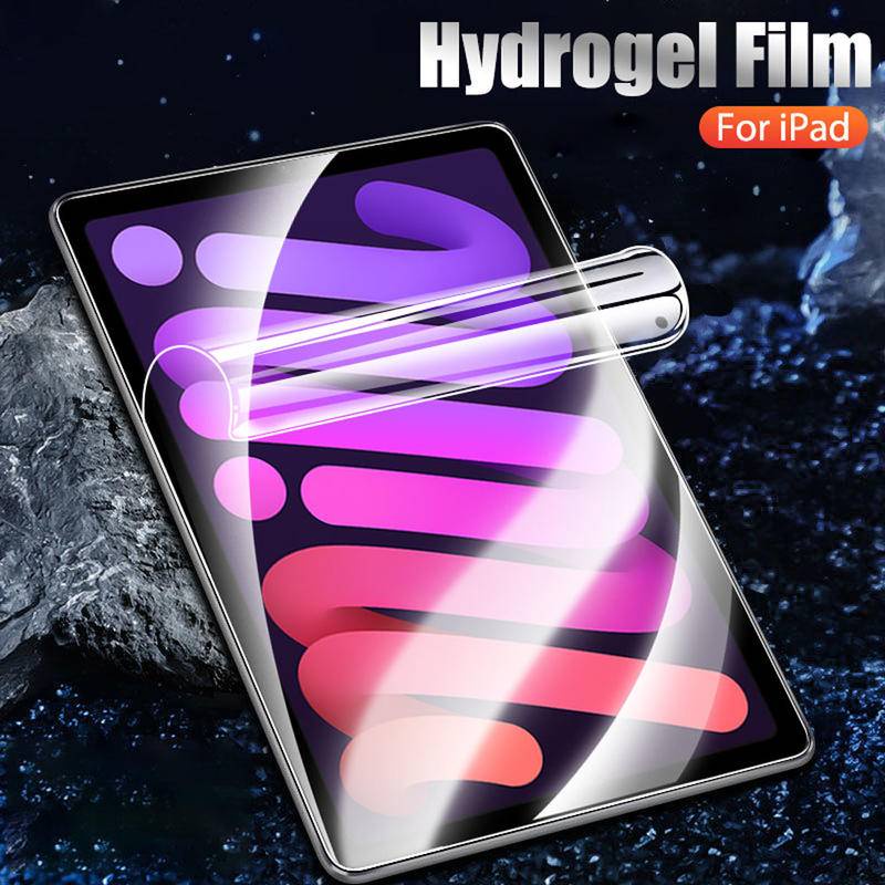 Film Pelindung Layar Hydrogel Untuk iPad 9 8 7 Air 5 4 Pro 11 12.9 9.7 10.2 2018 2021 2020 mini 2 3 4 5 6