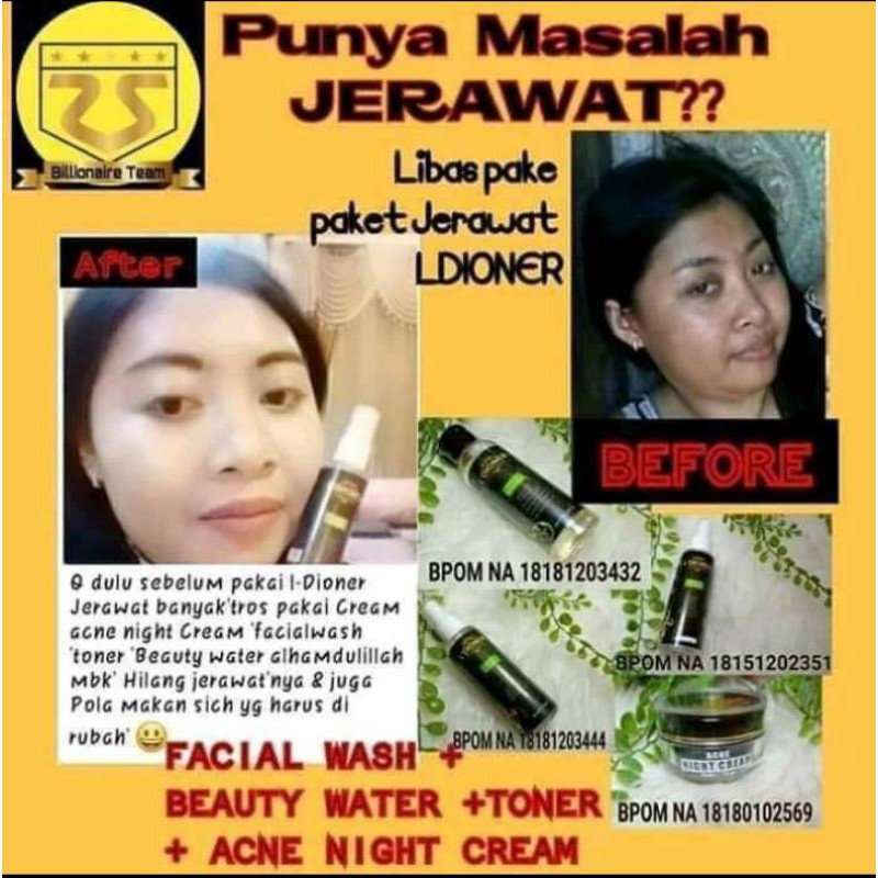 PAKET ACNE & KOMEDO SERIES BY L'DIONER