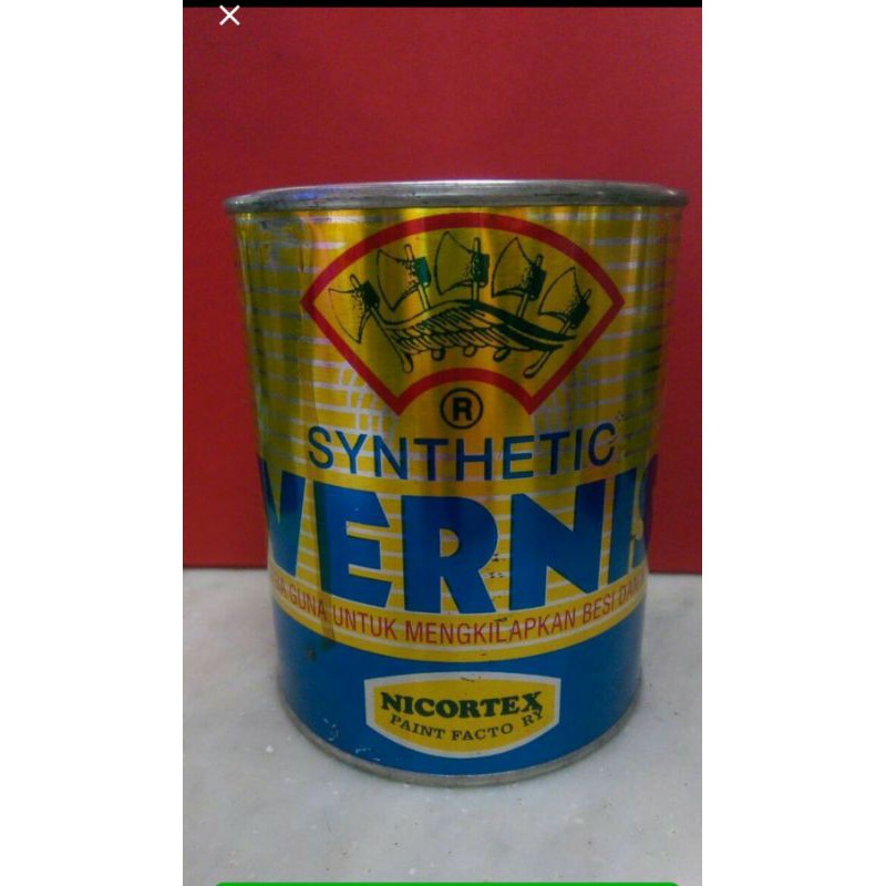 VERNIS KAYU BESI CAP KAMPAK 1 LITER / PERNIS KILAP