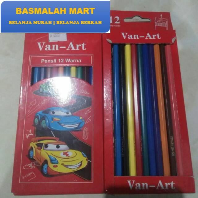 

PENSIL WARNA VAN ART ISI 12 PANJANG / Colour Pencil Van art Murah (Ilham Berkah Mart)