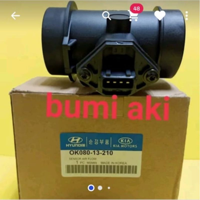 SENSOR AIR FLOW SENSOR MAF KIA CARENS 1 CARENS1 SPORTAGE 1 SHUMA