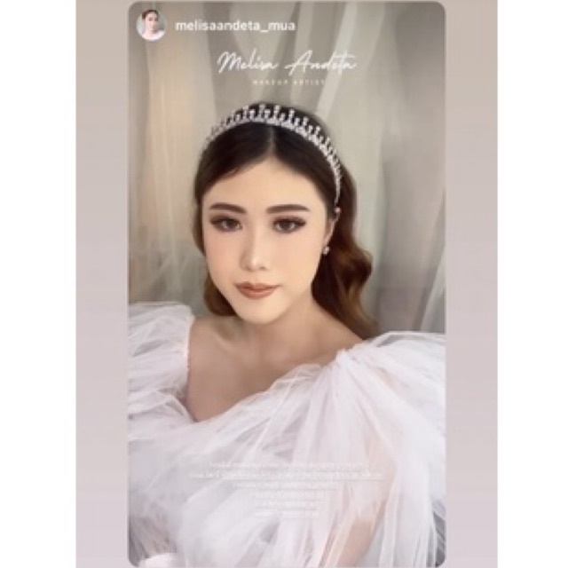 𝙏𝙪𝙩𝙪𝙡𝙡𝙚 Bloomy Ruffle Tile Set / Ruffle Makeup / Ruffle MUA / Kimono Makeup / Kimono Pengantin