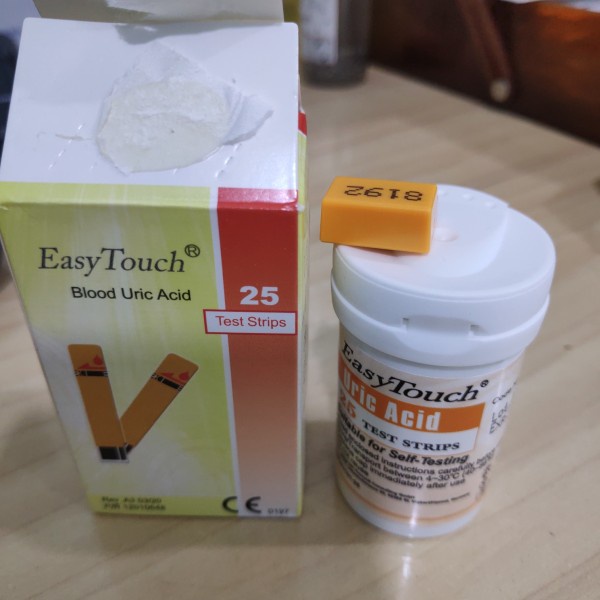 (MUTIARA ALKES) Strip Easy Touch Asam Urat - Uric Acid