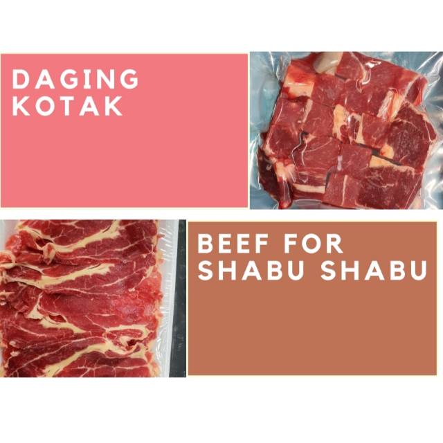 

Beef for Shabu Shabu/ Daging Shabu Shabu 1/2kg/ 500gr