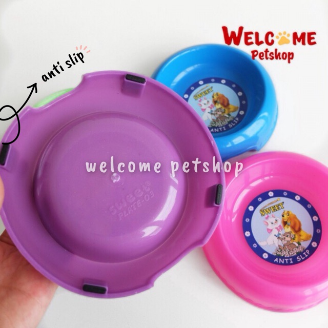 TEMPAT MAKAN MINUM KUCING / ANJING ANTI SLIP - Sweet Plate 3