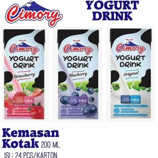 

BISA COD Cimory Yogurt Drink 200 ml | 1 Dus @24 PCS - Blueberry