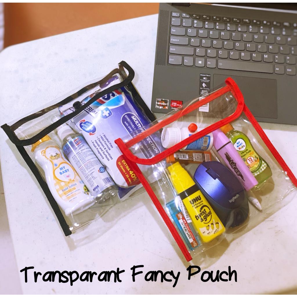 Fawn'G Handmade - Transparant Fancy Pouch / Clear Stationery Bag