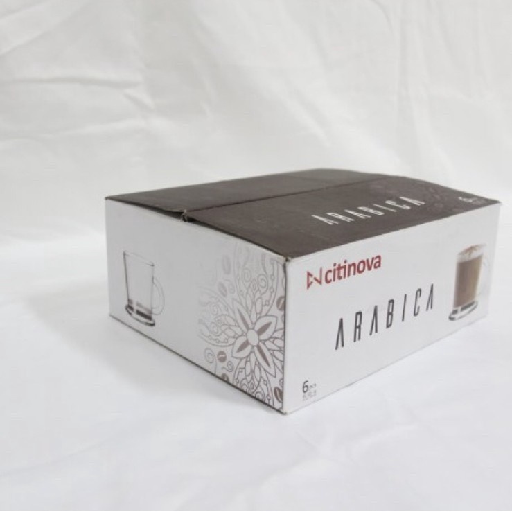 CITINOVA Gelas Kaca ARABICA 6.3 oz / 180 ml - CITINOVA ARABICA