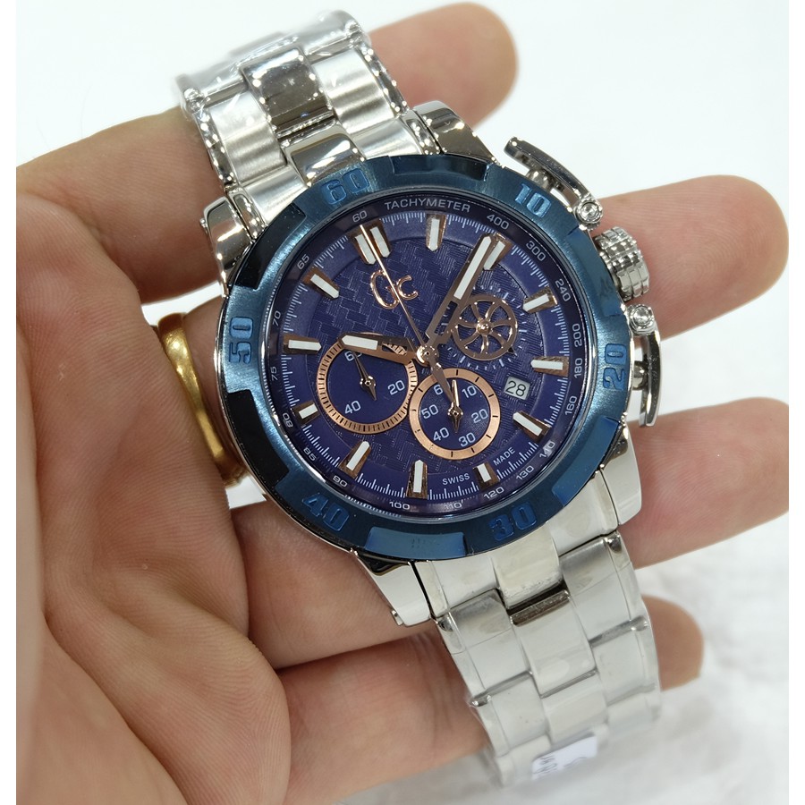Jam Tangan Guess Collection GC Sport Chic Cowok Pria Chronograph