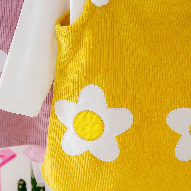 DR25- ASLI IMPORT Dress Anak Bayi Overall Bunga Jasmine-3