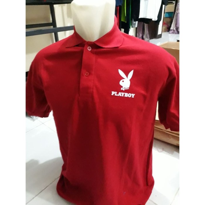 FASHION PRIA ATASAN PRIA KK373 POLO SHIRT KAOS KERAH PLAYBOY FOR ALL