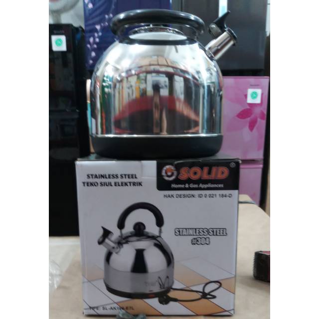 TEKO LISTRIK STAINLESS #304.PEMANAS AIR.KUALITAS BAGUS