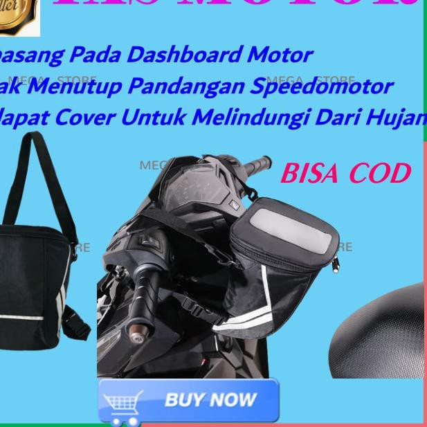 ➺ M835 Tas Motor Box Motor Tas HP Waterproof Aksesoris Motor ❂