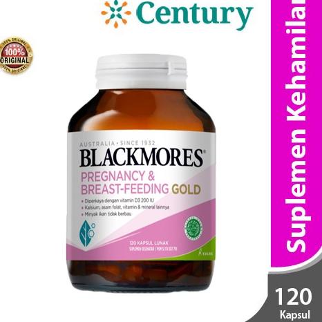 New Sale Blackmores Pregnancy & Breastfeeding Gold 60 & 120 'S/ I-FOLIC / Suplemen Ibu Hamil & Menyu