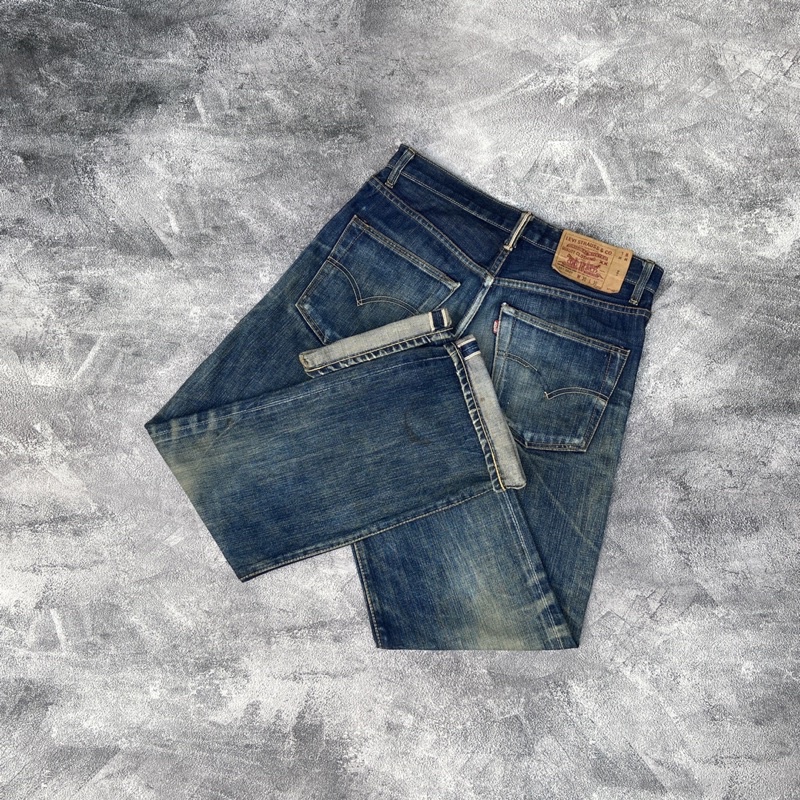 Jeans selvedge levis 501 / second / bekas