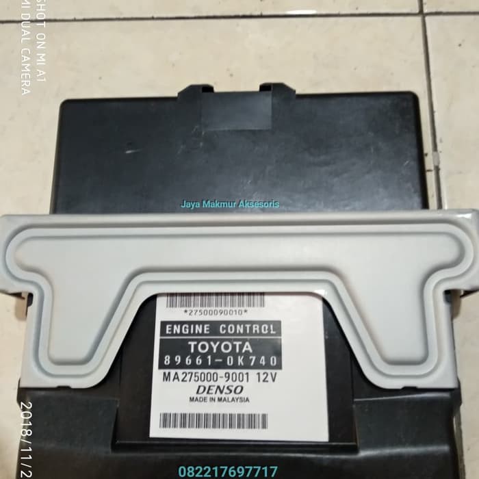 Ecu Komputer Untuk Innova Bensin Original 89661-0k740