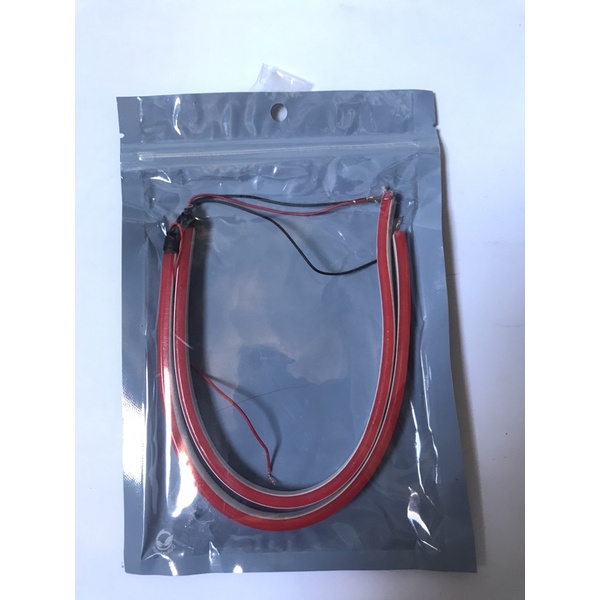 LAMPU ALIS DRL LAMPU FLEXIBEL LAMPU LED ALIS 30CM SEMUA MOTOR-Merah