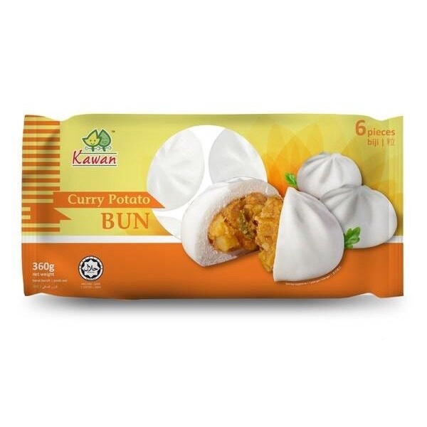 

Bapau Curry Potato Bun(PAU) KAWAN 360g(6pcs) / Roti Oriental Gurih