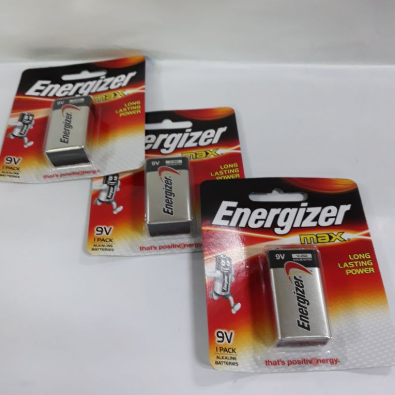 Batere Energizer 9 Volt / Baterai Kotak