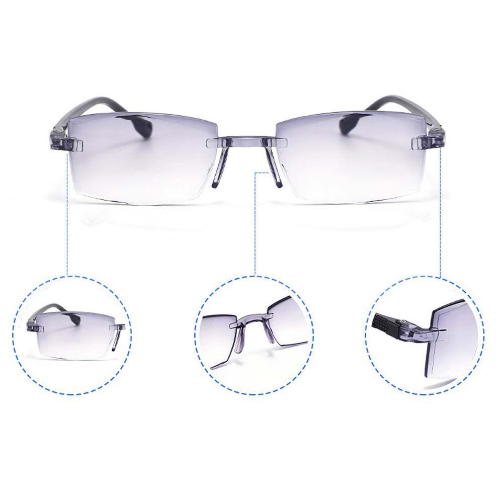 Mxbeauty Kacamata Baca Fashion Metal Resin Optik Anti Radiasi Teh Warna Lensa Pria Reading Glasses