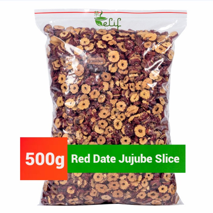 

Buah Kering - 500G Dried Red Date Jujube Slice / Buah Kurma Merah Iris Kering