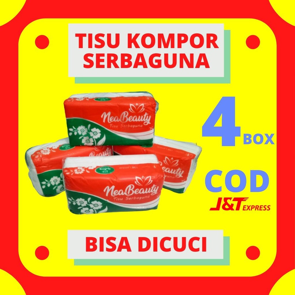 Tissue Tisu Kompor Dapur Serbaguna Nea Beauty 200 Gram Isi 4 Box