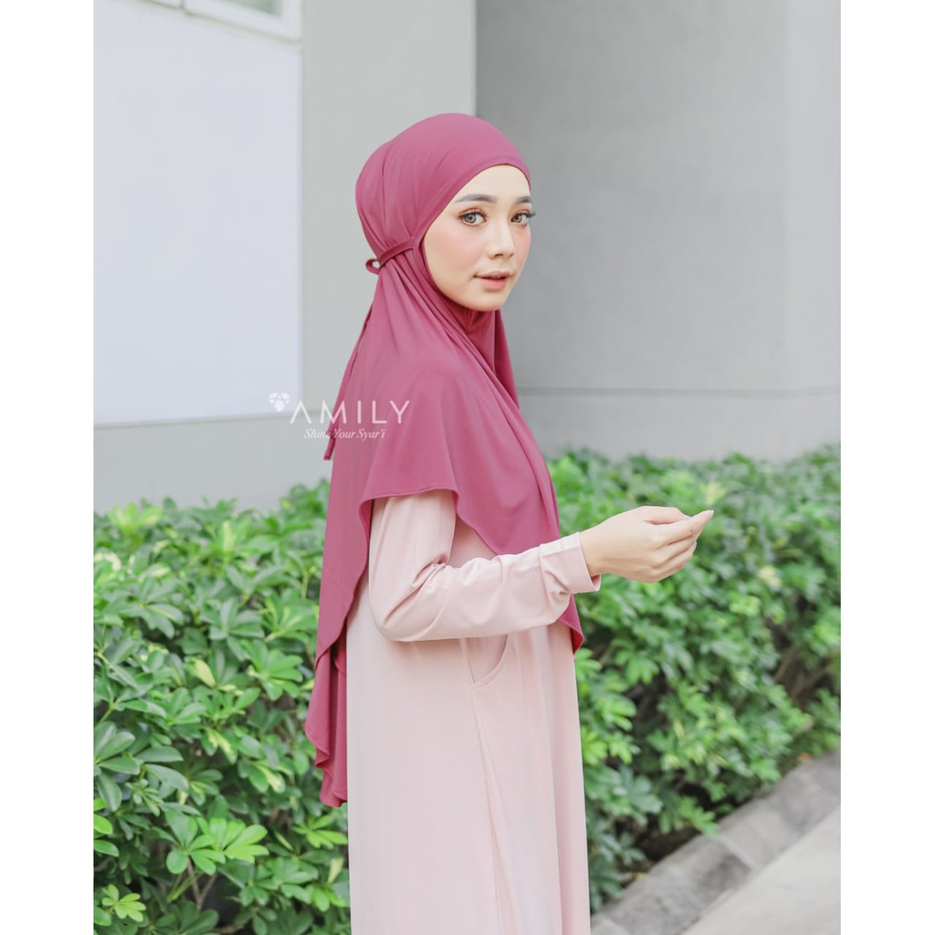 Hijab tali instan Bergo Elif Amily-5
