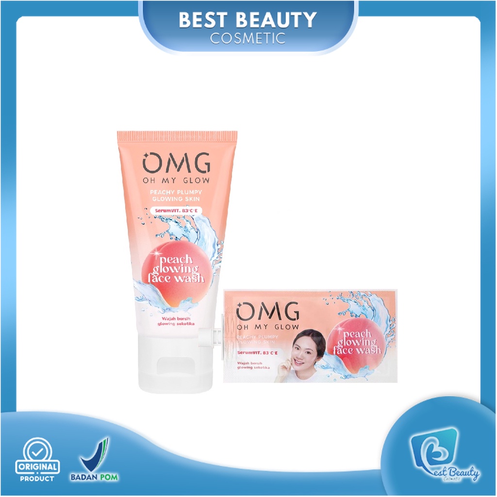 ★ BB ★ OMG OH MY GLOW Peach Glowing Face Wash - 9 gr - 50 gr