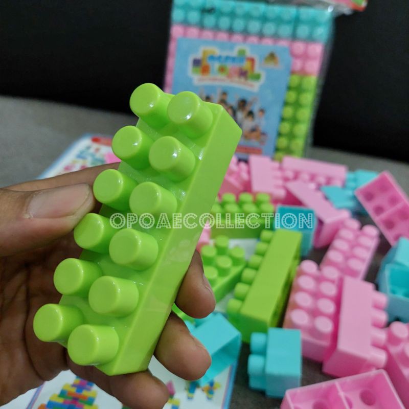 Lego Block Susun Building Balok Kreatif Block besar - Isi 28 Pcs-1