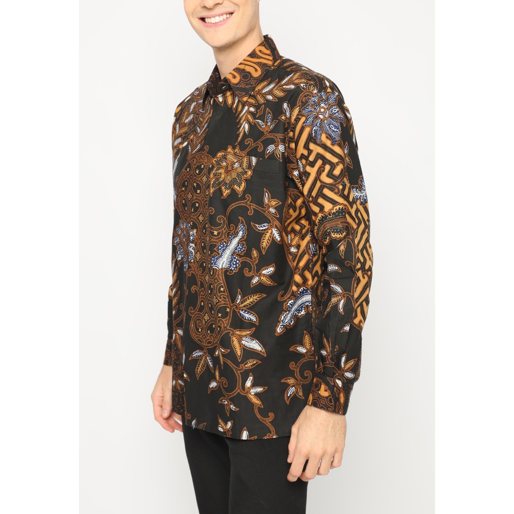 Loqal - Kemeja Batik Brown by Qonita Batik Man