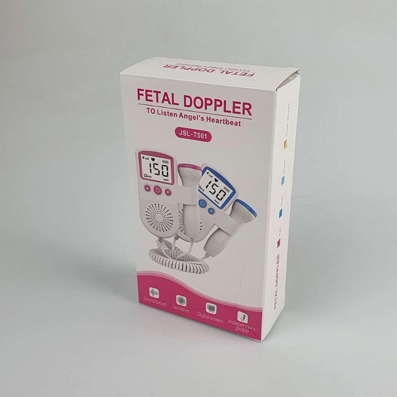 TaffOmicron Alat Deteksi Jantung Janin Bayi Fetal Doppler Heartrate TANPA GEL