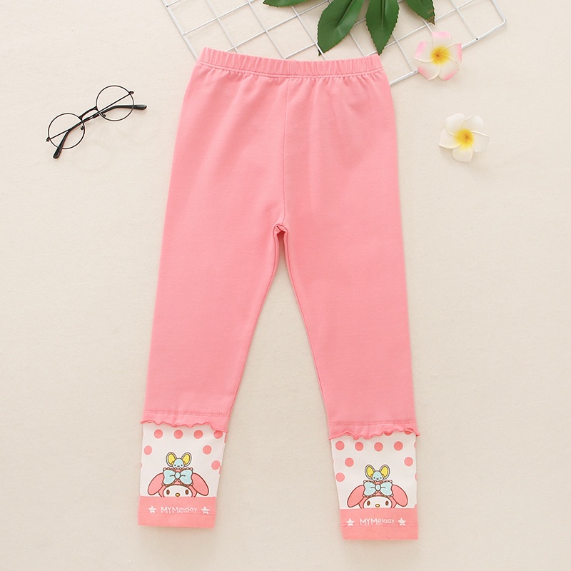 HappyOliver LEGGING DOTTY &amp; FRIEND legging anak perempuan celana panjang import