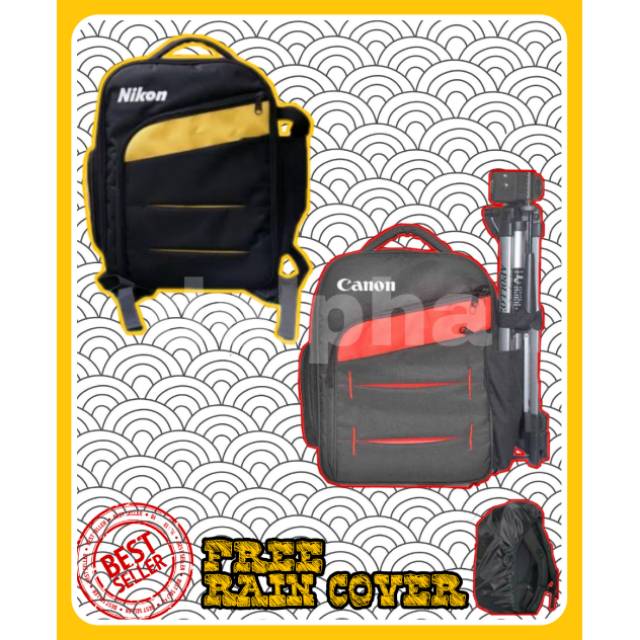Tas Kamera DSLR Mirrorles ransel kode E