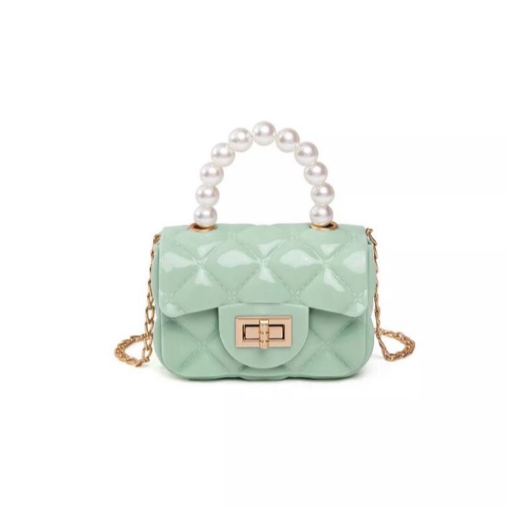 COD Tas Pesta import jelly mini imut - Tas wanita elegan pink