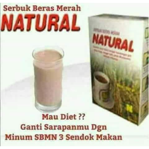 

Serbuk beras merah natural-SBMN