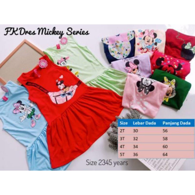 DRESS MICKEY FLOWERKIDS