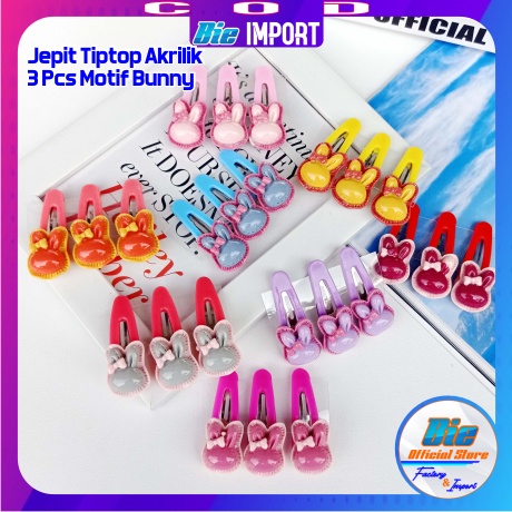 isi 3Pcs Jepit Rambut Anak Korea Karakter Impor Best Seller