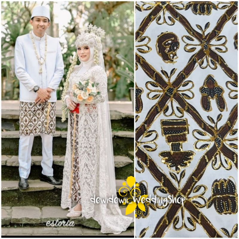 [Sepasang] Jarik Pengantin Prodo - Motif Sido Mulyo